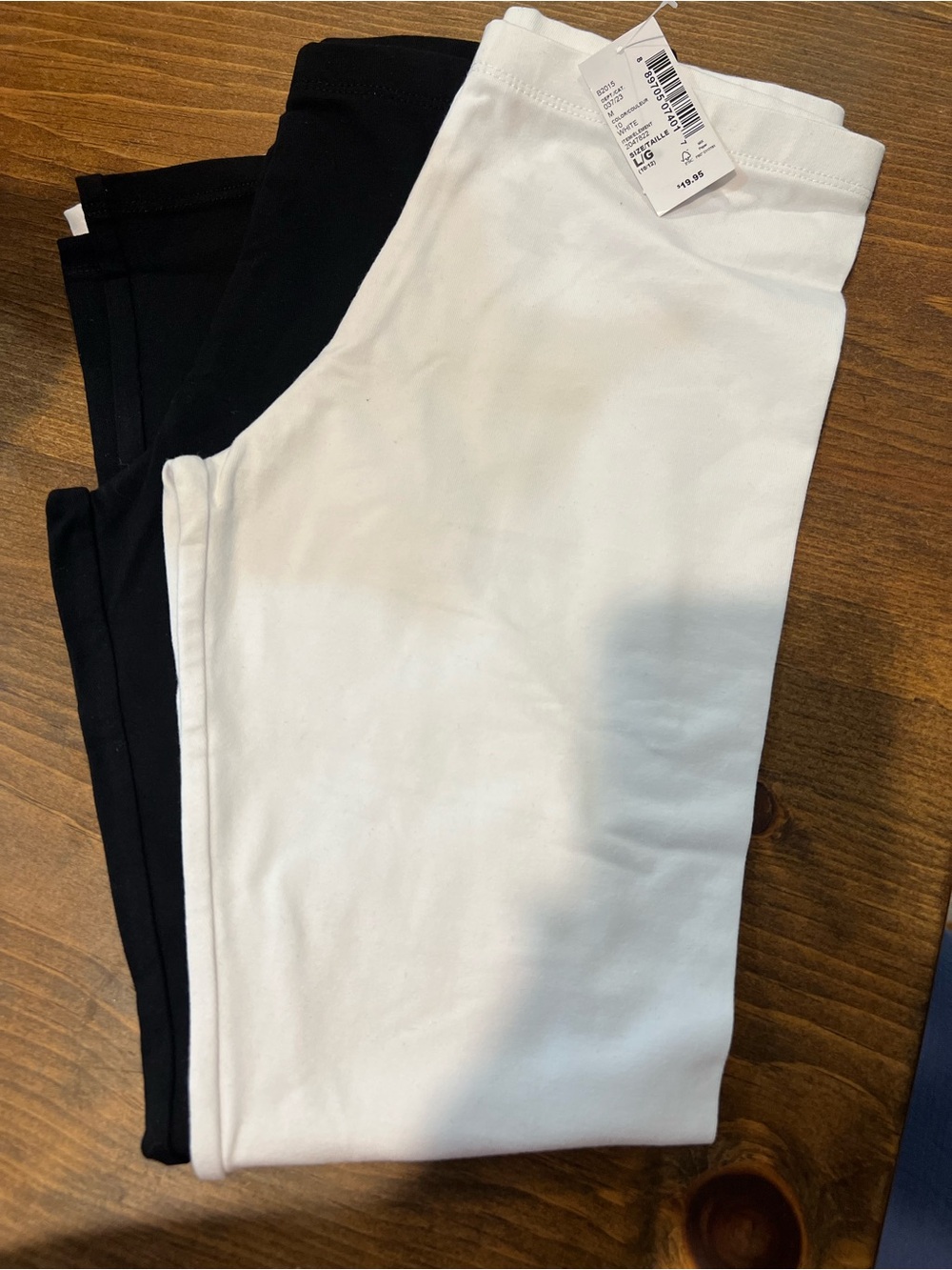 The Children's Place Black and White Kids Leggings - 2 Pack